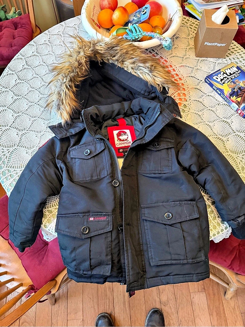 Canada Weather Gear Weather Gear Girls Size 5/6 Black Puffer Jacket